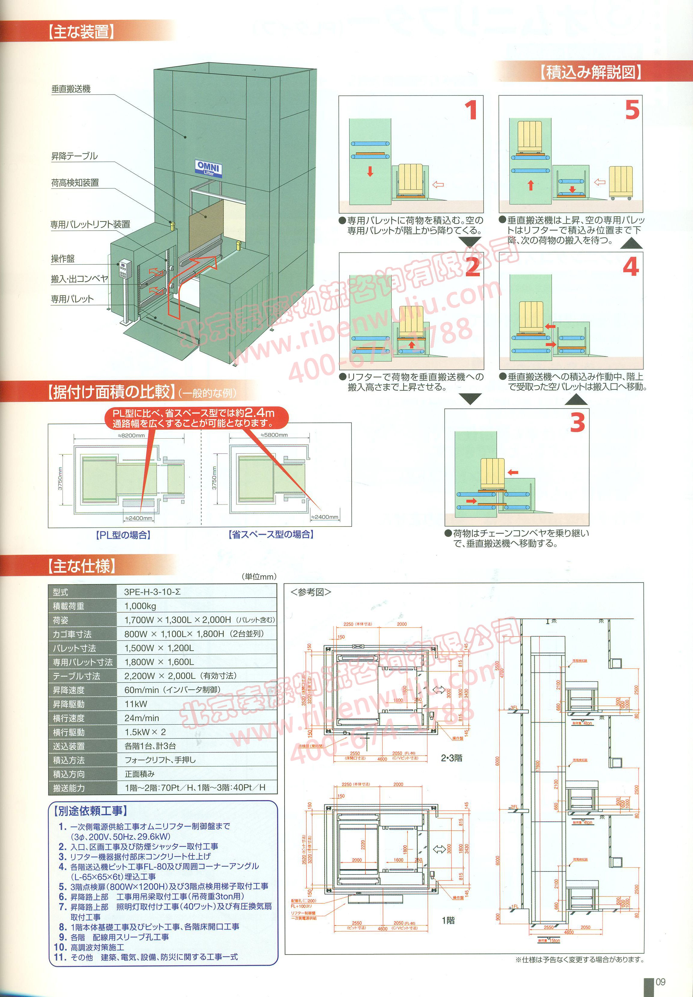 垂直输送机